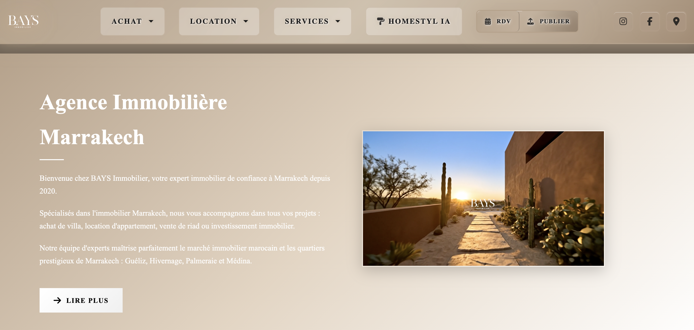 Cms immobilier Marrakech