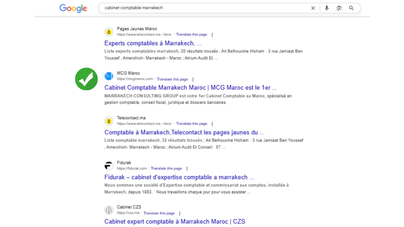 Agence seo marrakech