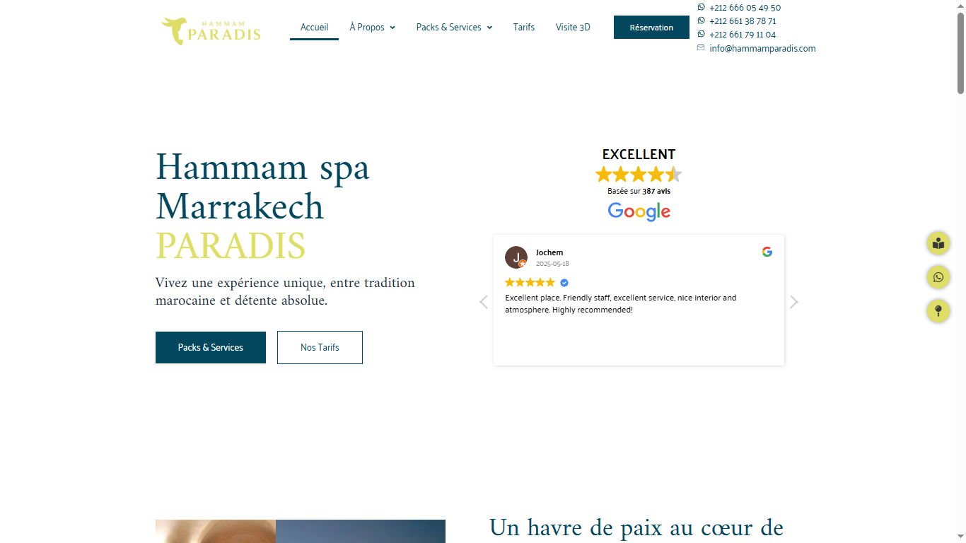 Inovacorps - Hammam SPA Marrakech